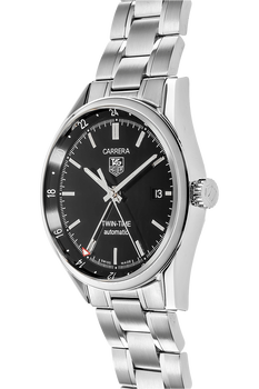 Carrera Twin Time Stainless Steel Automatic