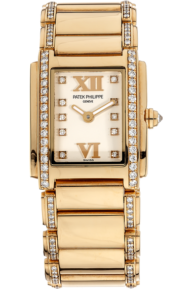 Twenty-4 Reference 4908 Rose Gold Quartz