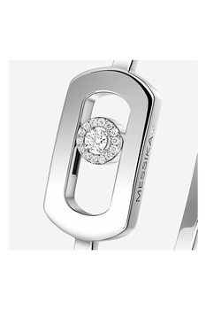 So Move Bangle in White Gold Size S