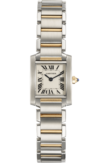 Tank Francaise Yellow Gold and Stainless Steel Quartz