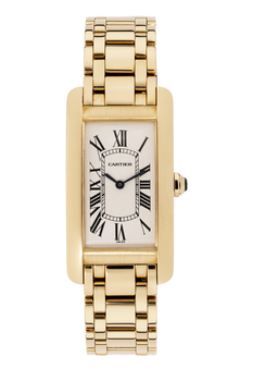 Tank Americaine Yellow Gold Quartz