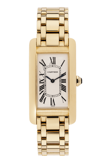 Tank Americaine Yellow Gold Quartz
