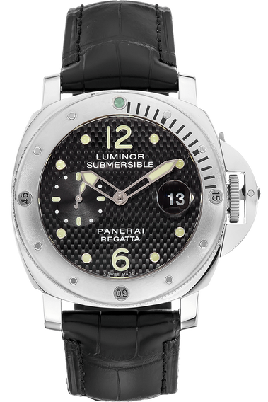 Pre Owned Panerai Luminor Submersible Regatta Stainless Steel Automatic