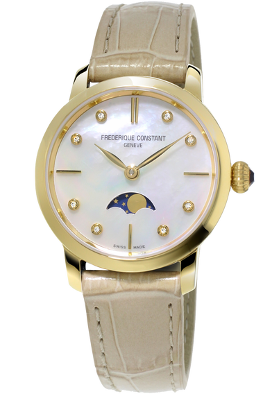 Slimline Ladies Moonphase Quartz