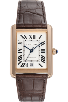 Tank Solo XL Rose Gold and Stainless Steel Automatic