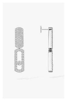 Imperial Move LM Earrings in White Gold