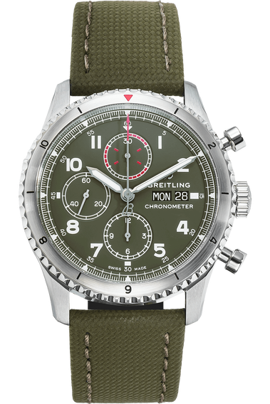 Aviator 8 Curtiss Warhawk Chronograph Stainless Steel Automatic