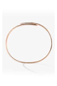 Move Noa Full Pavé SM Bangle in Pink Gold Size M