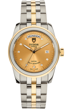 Glamour Day-Date Yellow Gold and Stainless Steel Automatic