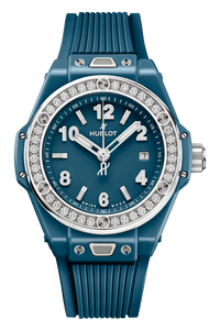 Big Bang One Click Blue Ceramic Diamonds