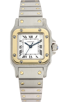 Santos Yellow Gold and Stainless Steel Automatic