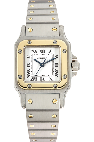 Santos Yellow Gold and Stainless Steel Automatic