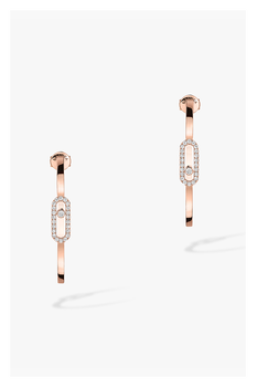 Move Uno PM Hoops in Pink Gold