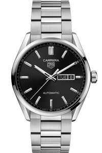 Carrera Calibre 5 Automatic Black Steel Watch