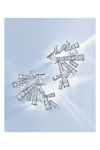 Rock Diamonds Cluster Earrings