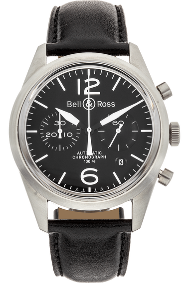 Pre Owned Bell Ross BR 126 Original Black Stainless Steel Automatic
