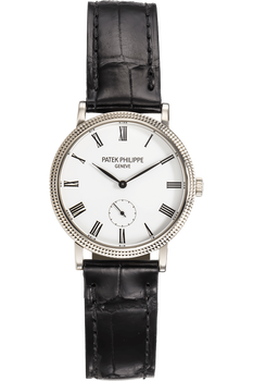 Pre Owned Patek Philippe Calatrava Reference 7119 White Gold Manual