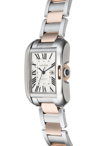 Tank Anglaise Rose Gold and Stainless Steel Automatic