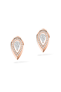 Fiery Studs 0.10CT in Pink Gold