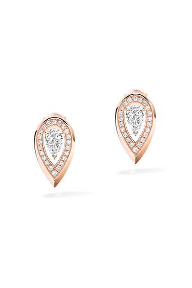 Fiery Studs 0.10CT in Pink Gold
