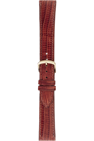 19 mm Tan Teju Lizard Strap