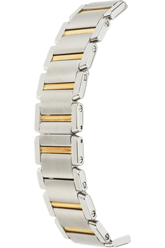 Tank Francaise Yellow Gold and Stainless Steel Quartz