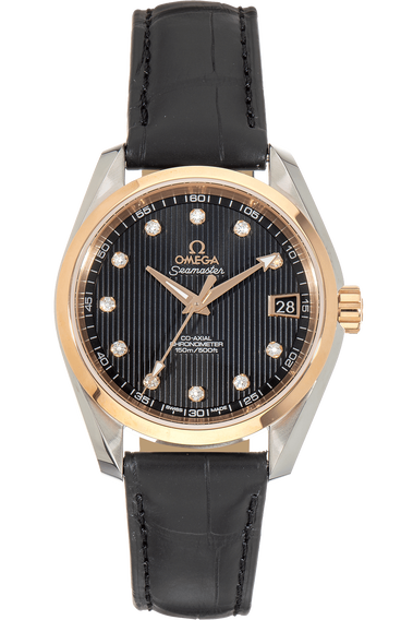 Seamaster Aqua Terra Co-Axial Rose Gold and Stainless Steel Automatic