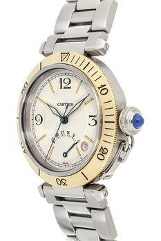 Pasha Diver Power Reserve Yellow Gold and Stainless Steel