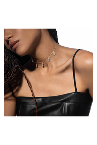Move Uno Pavé Choker in Yellow Gold