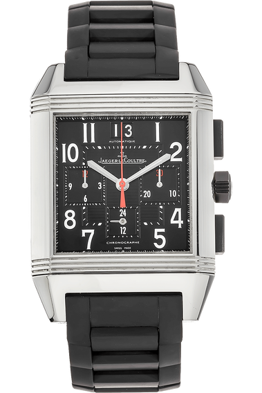 Reverso Squadra GMT Chronograph Stainless Steel Automatic