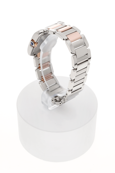 Tank Anglaise Rose Gold and Stainless Steel Quartz