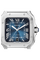 Santos de Cartier Stainless Steel, Large, two interchangeable straps