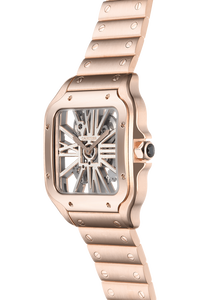 Santos Skeleton Rose Gold Manual