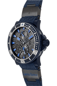 Marine Diver Blue Sea LE Rubber Coated Stainless Steel Automatic