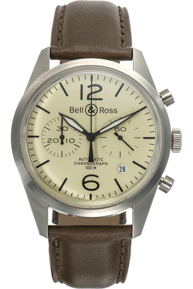 BR 126 Original Beige Stainless Steel Automatic