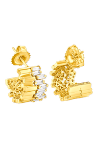 Golden Hoop Earrings