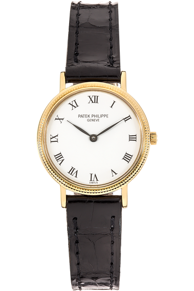 Calatrava Reference 4819 Yellow Gold Quartz