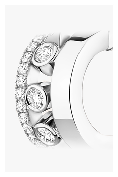 Move Romane Earrings in White Gold