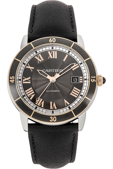 Ronde Croisiere de Cartier Rose Gold and Stainless Steel