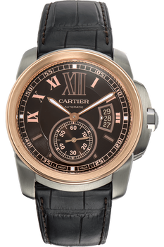 Calibre de Cartier Rose Gold and Stainless Steel Automatic