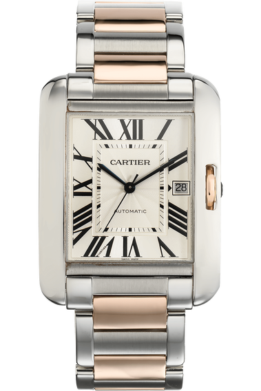 Tank Anglaise XL Rose Gold and Stainless Steel Automatic
