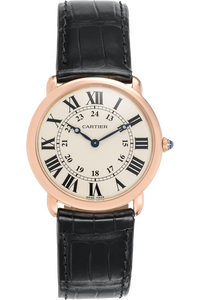 Ronde Solo Louis Cartier Rose Gold Manual