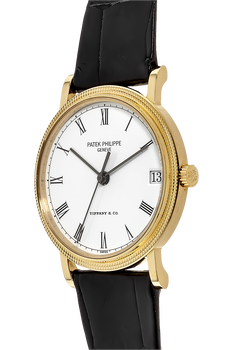 Calatrava Reference 3802 Tiffany Dial Yellow Gold Automatic