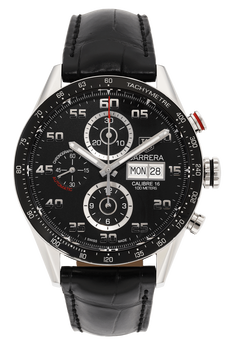 Carrera Calibre 16 Day-Date Chronograph Stainless Steel Automatic