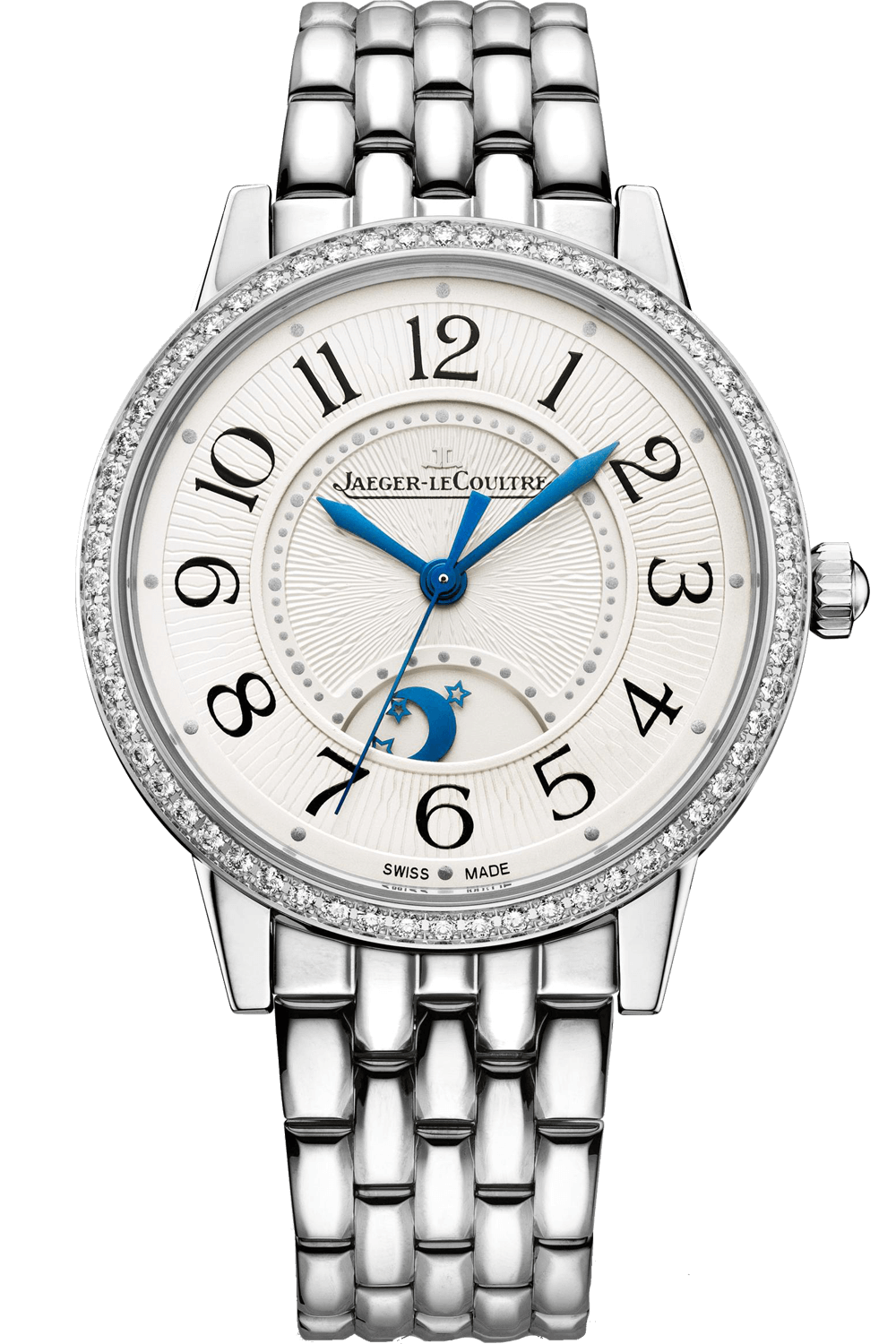 Jaeger LeCoultre Rendez-Vous Silver Dial Ladies Diamond Watch Q3578120  7630007190379 - Watches, Rendez-Vous - Jomashop