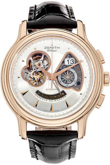 Pre Owned Zenith Chronomaster XXT Open Grande Date Rose Gold Automatic