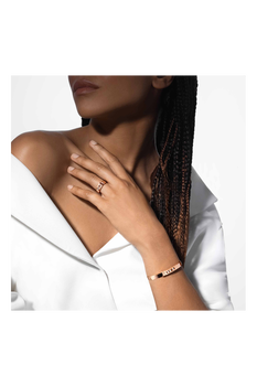 Move Noa Bangle in Pink Gold Size XL