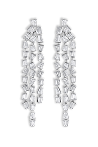 Rock Diamonds Chandelier Earrings