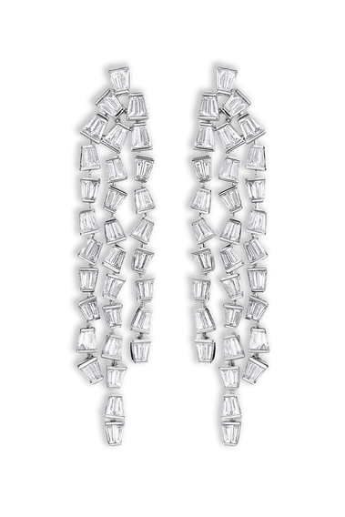 Rock Diamonds Chandelier Earrings