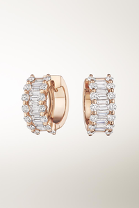 Baguette Love Earring 0.61 ct.